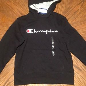 black children’s champion hoodie